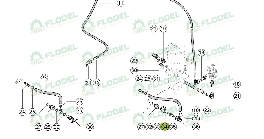 Oring CLAAS 0002163660 Original CLAAS