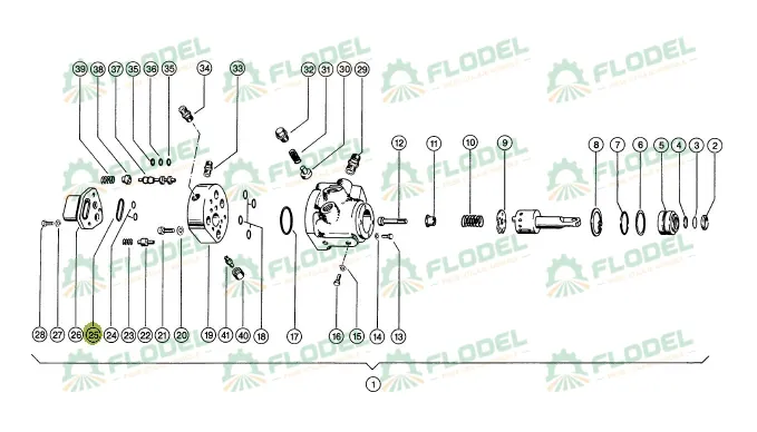 Garnitura distribuitor hidraulic CLAAS 0002384990 Original CLAAS 