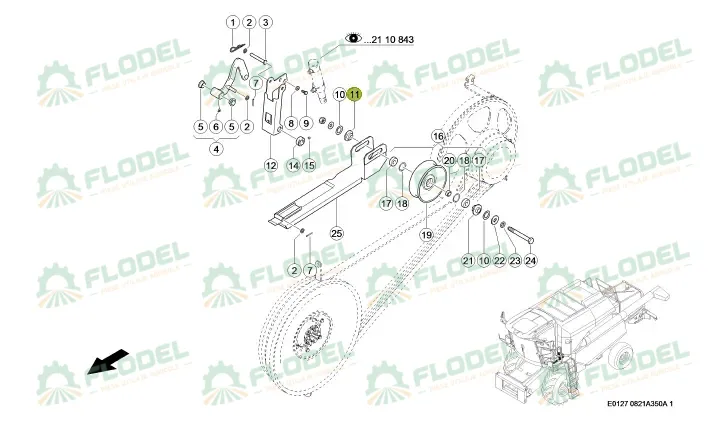 Ghidaj combina CLAAS 0007241201 Original CLAAS 