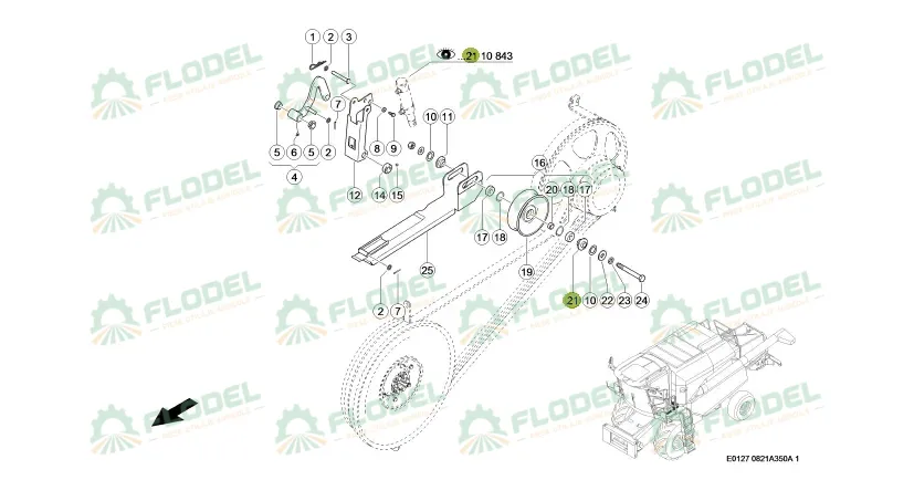 Ghidaj combina CLAAS 0006608340 Original CLAAS