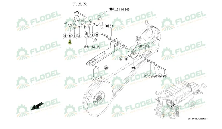 Suport intinzator CLAAS 0006608692 Original CLAAS 