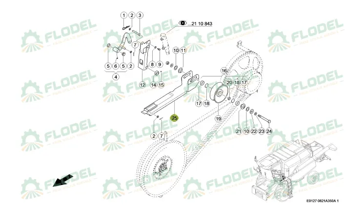 Protectie curea CLAAS 0006608881 Original CLAAS 