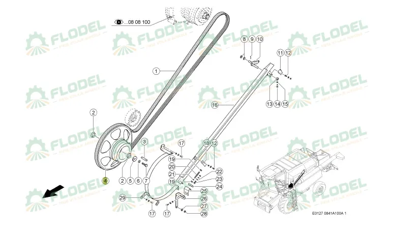 Fulie accelerator CLAAS 0006607920 Original CLAAS