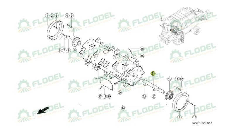 Ax accelerator CLAAS 0005547520 Original CLAAS 