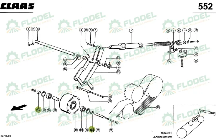 Distantier 0006302980 Original CLAAS 
