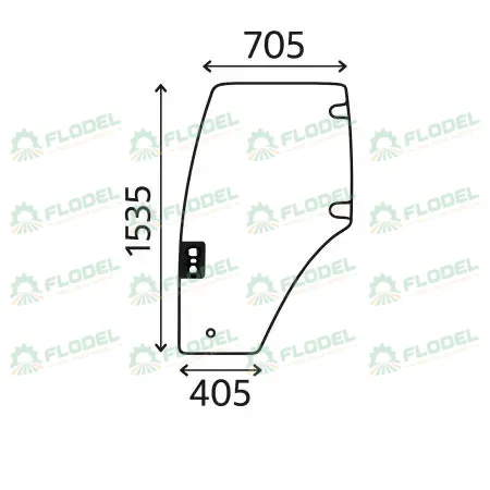 Geam usa CASE-IH 82015335 [STANGA]