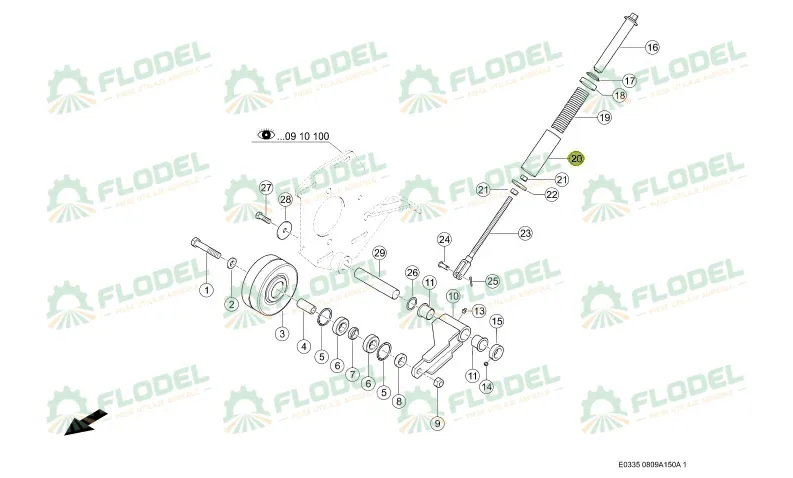 Teava distantiera 0005789050 Original CLAAS 