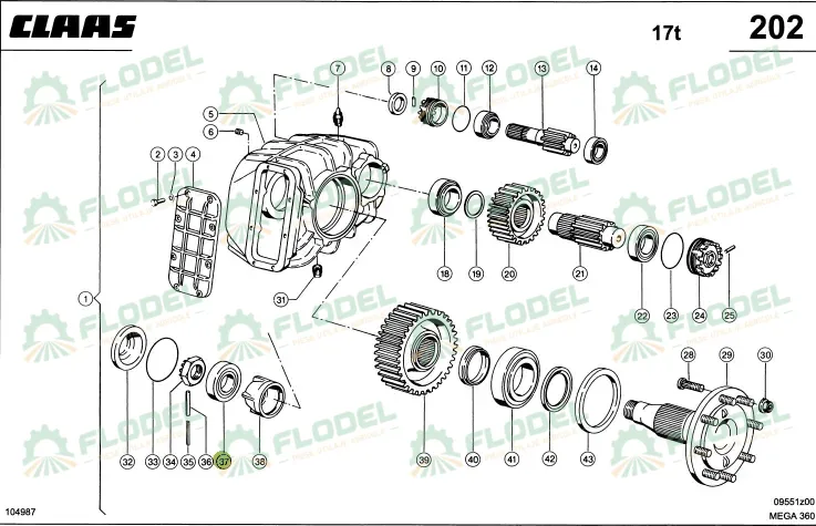 Rulment conic 215823