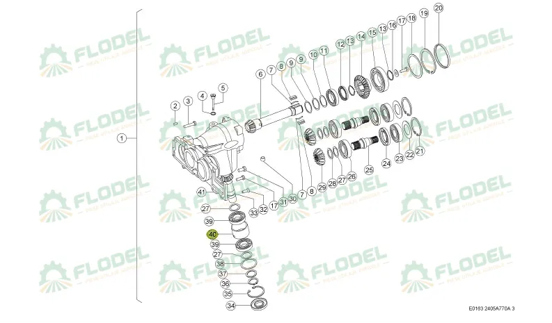 Bucsa distantiera Original CLAAS 0001500050