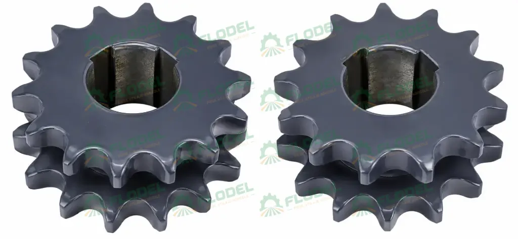 Pinion dublu combina CLAAS 754009 [Z13 / Z15]