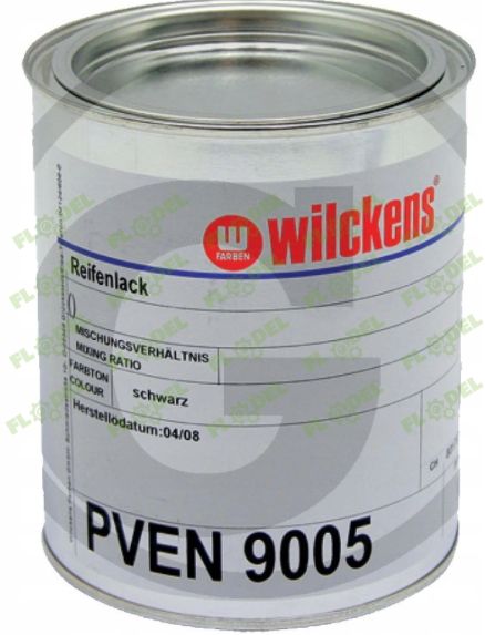 Vopsea Wilckens - Negru anvelope, 0.75l