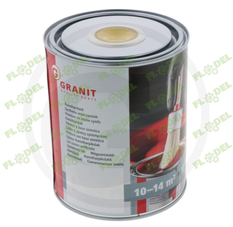 Vopsea cu intaritor Galben KOMATSU 1L GRANIT