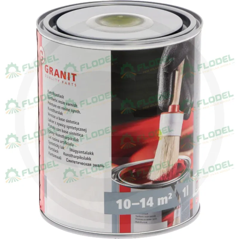 Vopsea cu intaritor  Verde deschis HURLIMANN 0.75L GRANIT