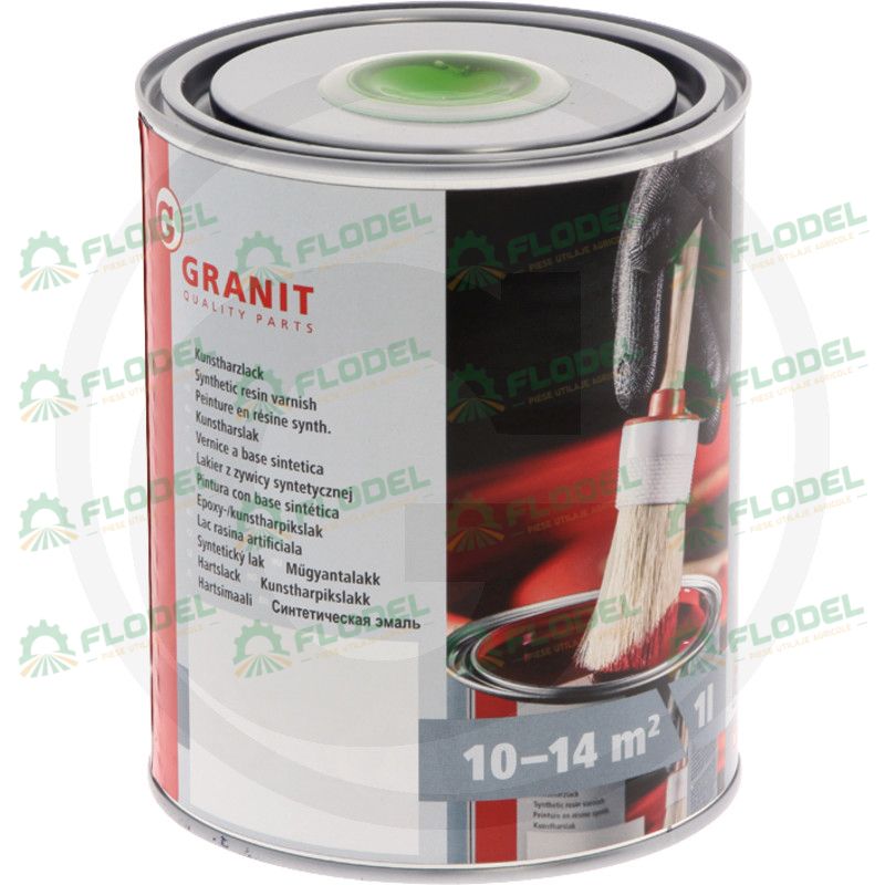 Vopsea cu intaritor  Verde MERLO 1L GRANIT