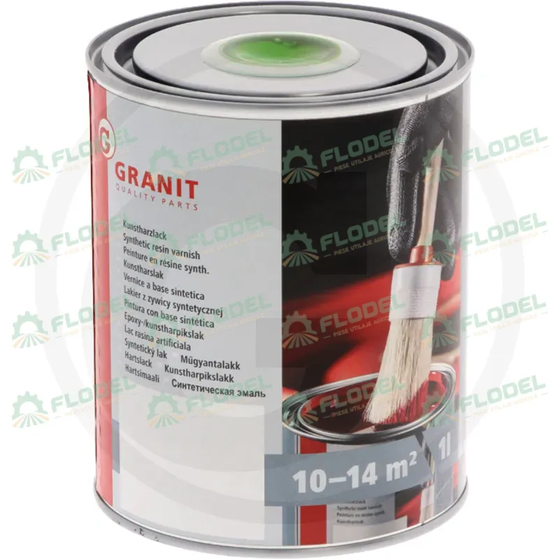 Vopsea cu intaritor  Verde MERLO 1L GRANIT