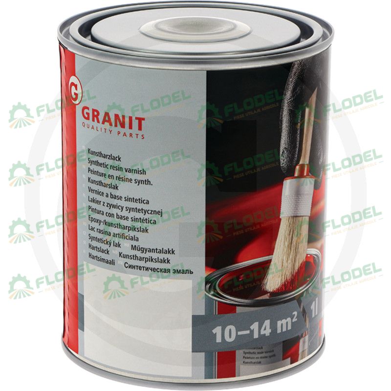 Vopsea cu intaritor argintiu metalic CASE IH 1L GRANIT
