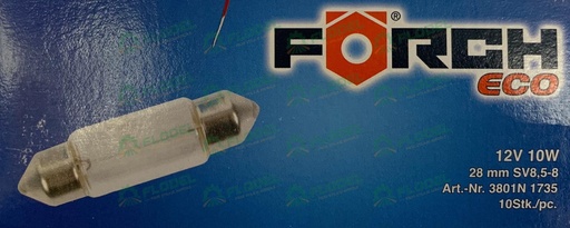 [FLO00146] Bec - 12V 10W SV 8,5-8