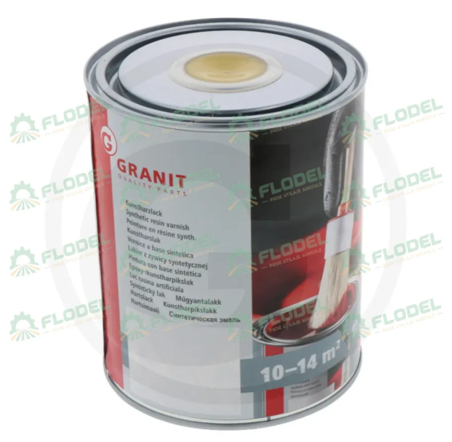 [FLO00272] Vopsea cu intaritor Galben KOMATSU 1L GRANIT