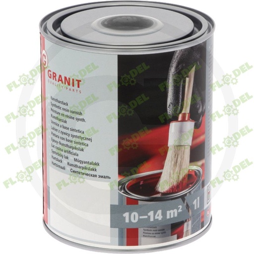 [FLO00280] Vopsea cu intaritor  Negru BOB-CAT 1L GRANIT