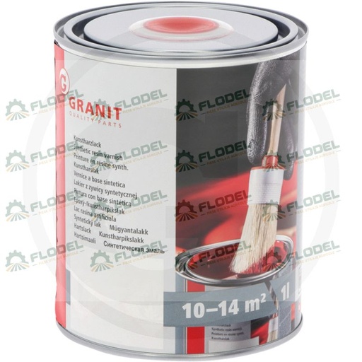 [FLO00289] Vopsea cu intaritor Rosu MASSEY FERGUSON 1l GRANIT