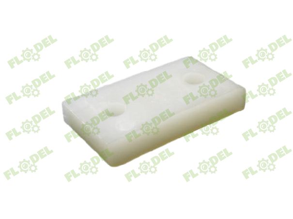 [FLO00409] Bloc teflon 100x50x17mm 680576