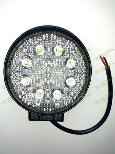 [FLO00697] Proiector rotund 9LED HG-1R27W