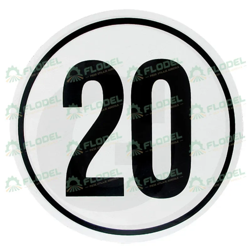 [FLO00932] Abtibild - limitare viteza 20km