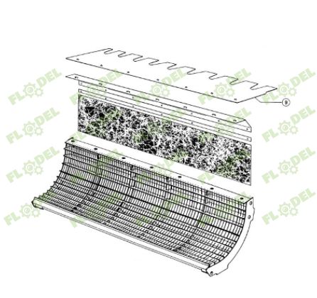 [FLO01731] Pieptane Tabla porumb combina agricola CLAAS 662860