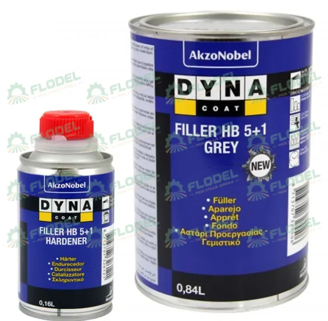 [FLO01956] Primer Dyna Coat Filler HB5+1 Grey SET, 1l