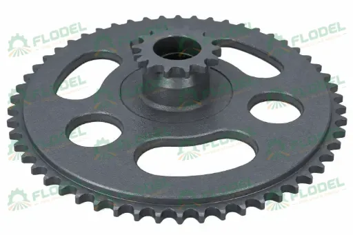 [FLO02457] Pinion dublu rabator combina  CLAAS 673327 [Z14 / Z58]