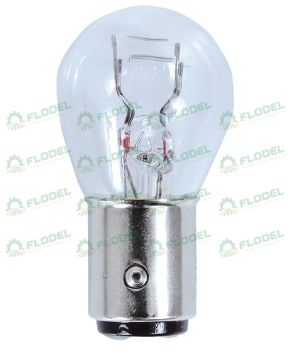 [FLO02488] Bec semnalizare alb - bec sferic 12V 21W  BA15S ECO