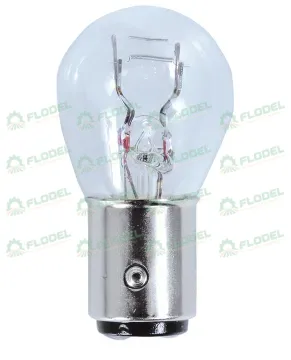 [FLO02488] Bec semnalizare alb - bec sferic 12V 21W  BA15S ECO