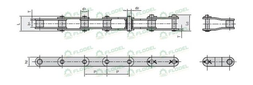 [FLO02699] Lant heder porumb Bourgoin DONGHUA, 5m