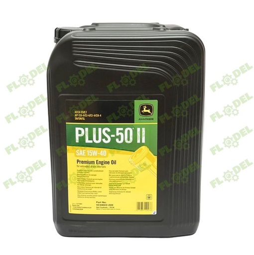[FLO03191] Ulei motor JOHN DEERE 15W-40 PLUS 50II  [20 litri]