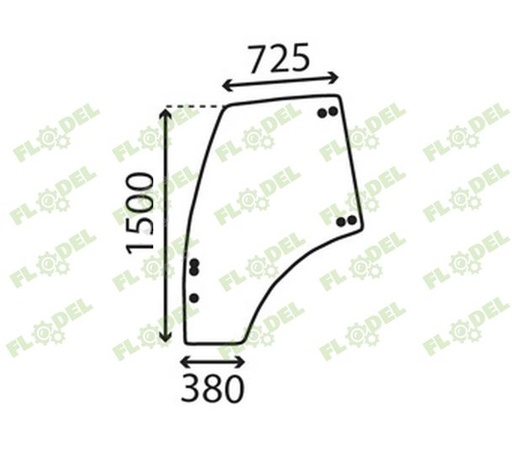 [FLO03470] Usa stanga tractor Deutz