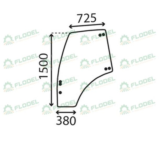 [FLO03470] Usa stanga tractor Deutz