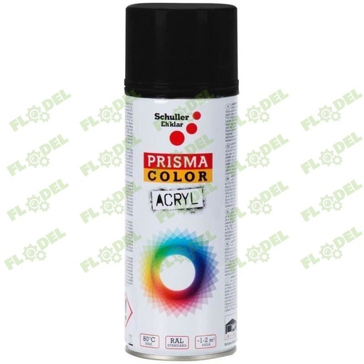 [FLO03796] Spray negru mat Prisma Color RAL9005M