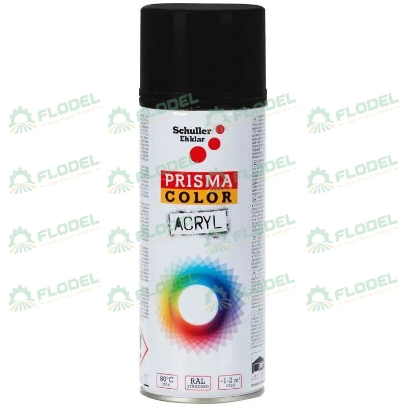 [FLO03796] Spray negru mat Prisma Color RAL9005M