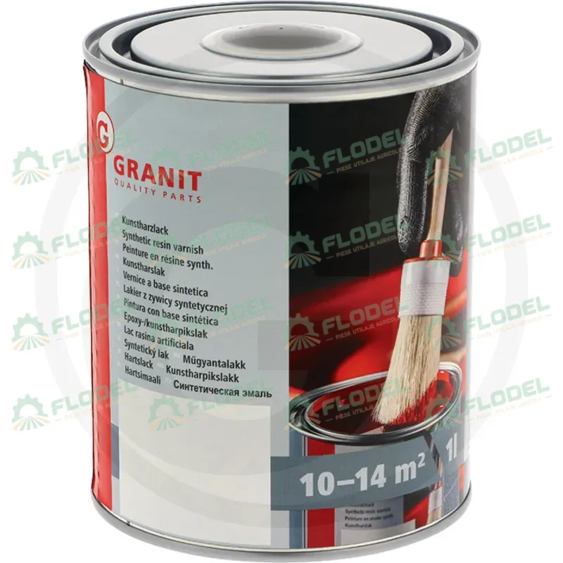 [FLO03914] Vopsea cu intaritor negru lucios 1l GRANIT