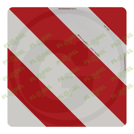 [FLO04269] Folie de avertizare autoadeziva reflectorizanta 423 x 423 mm