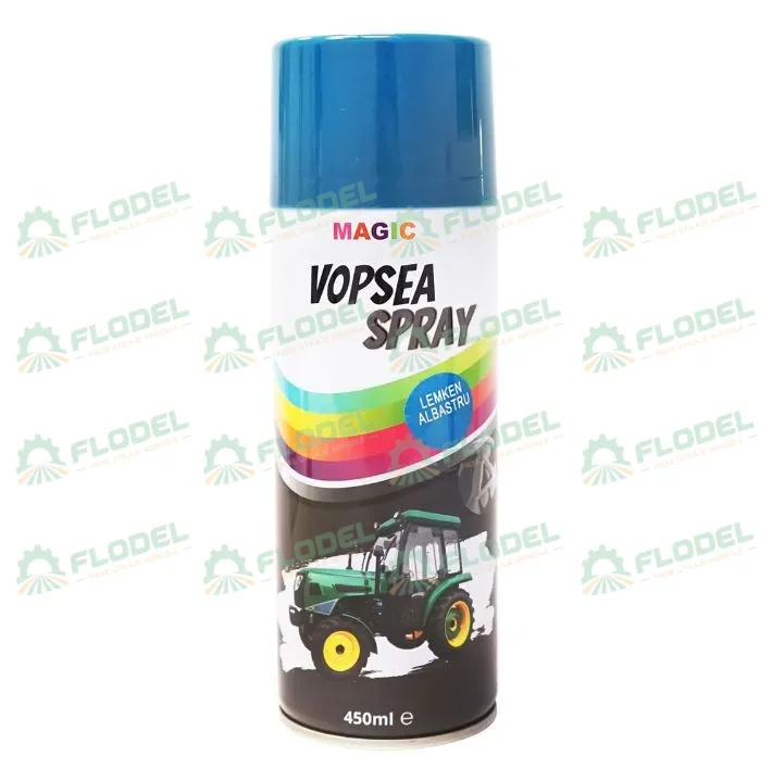 [FLO04290] Spray vopsea profesionala cu uscare rapida albastru Lemken, 450ml