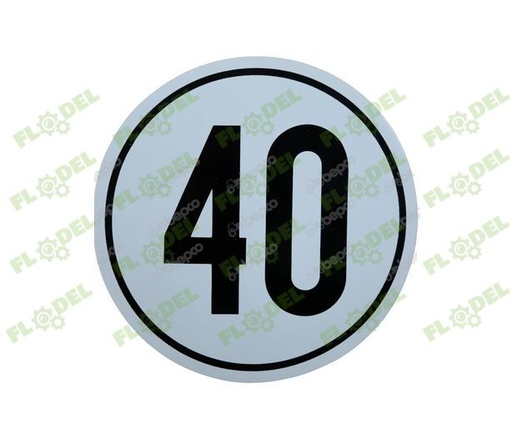 [FLO04540] Abtibilt limitare viteza 40km