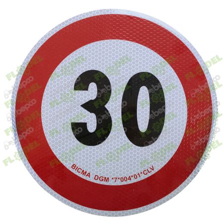 [FLO04542] Abtibild - limitare viteza 30km