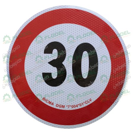 [FLO04542] Abtibild - limitare viteza 30km