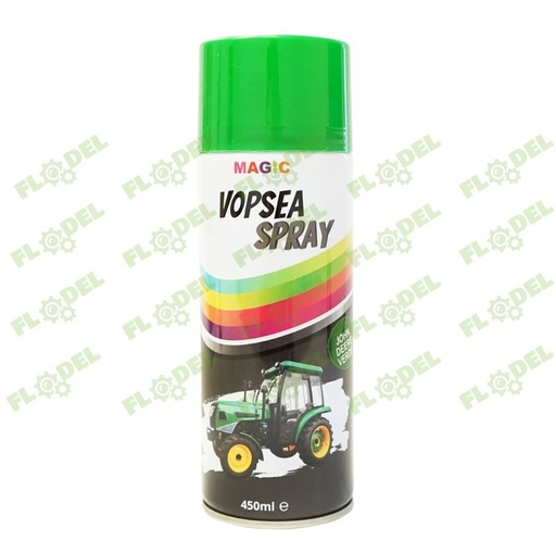 [FLO04586] Spray verde John Deere 450ml - vopsea  profesionala cu uscare rapida