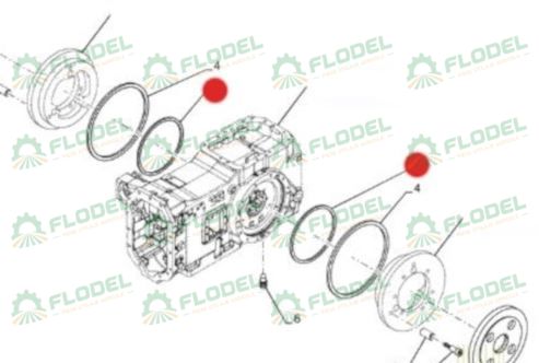 [FLO04816] Simering cutie original CNH 5191498