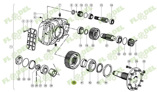 [FLO05011] Pinion reductor combina CLAAS 669434