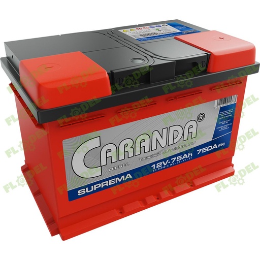[FLO05026] Baterie Caranda suprema 75Ah 750A
