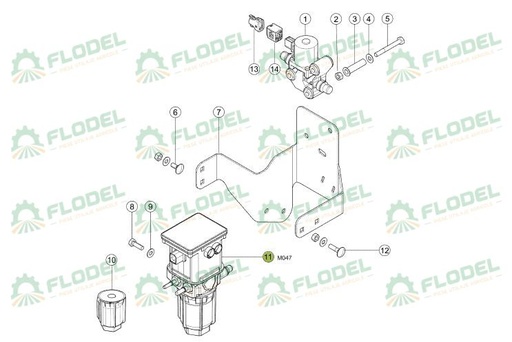 [FLO05311] Filtru adblue original CLAAS 999949