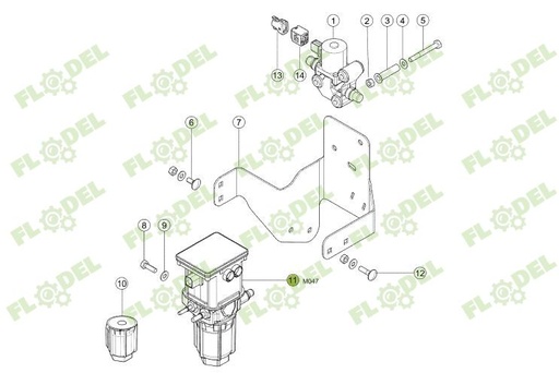 [FLO05311] Filtru adblue original CLAAS 999949